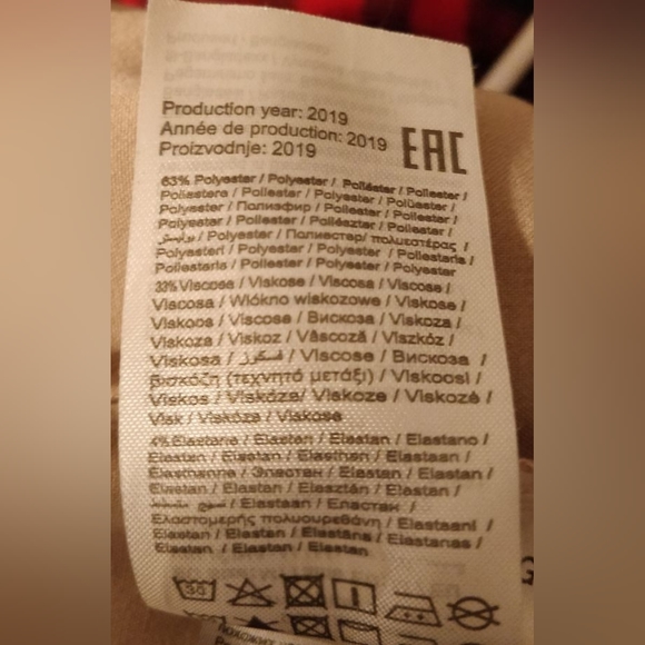 Blush Tie Waist Paperbag Pants - Picture 4 of 5